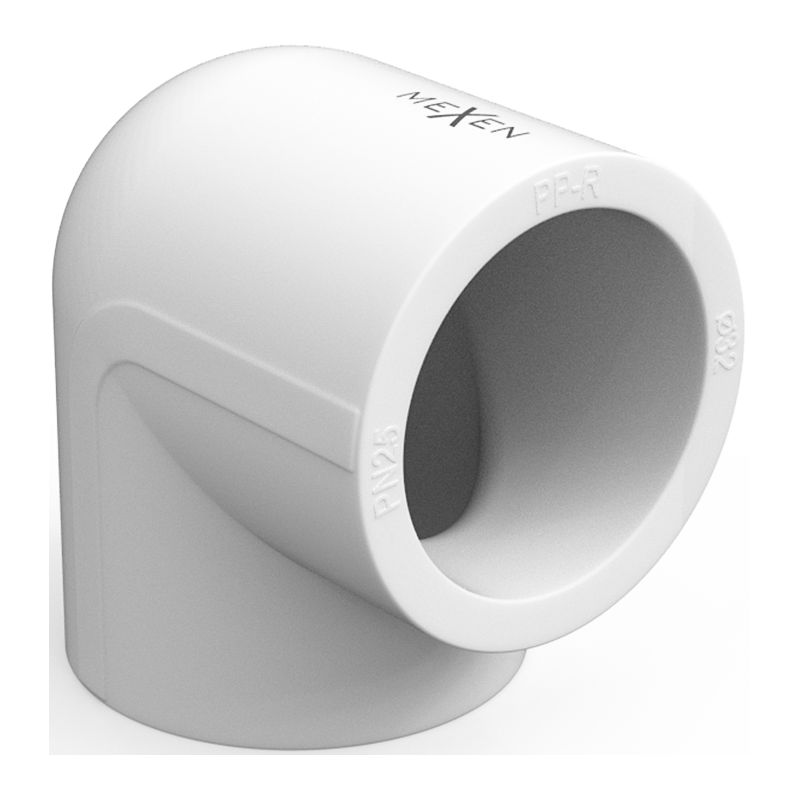 Mexen PPR kolano 90° zgrzewane do rur PPR 40 x 40, PN25 - W97324-4040-00
