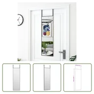 Lustra - The Living Store Lustro na drzwi czarne 30x100 cm szkło i aluminium - miniaturka - grafika 1