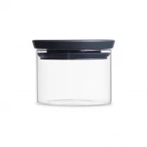 Brabantia Szklany Pojemnik kuchenny 0,3L Pokrywka szara 298301 - Pojemniki kuchenne - miniaturka - grafika 4
