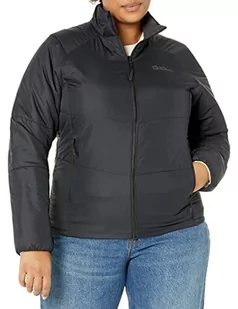 Jack Wolfskin Bergland damska kurtka hardshellowa, czarna, XXL - Kurtki damskie - miniaturka - grafika 1