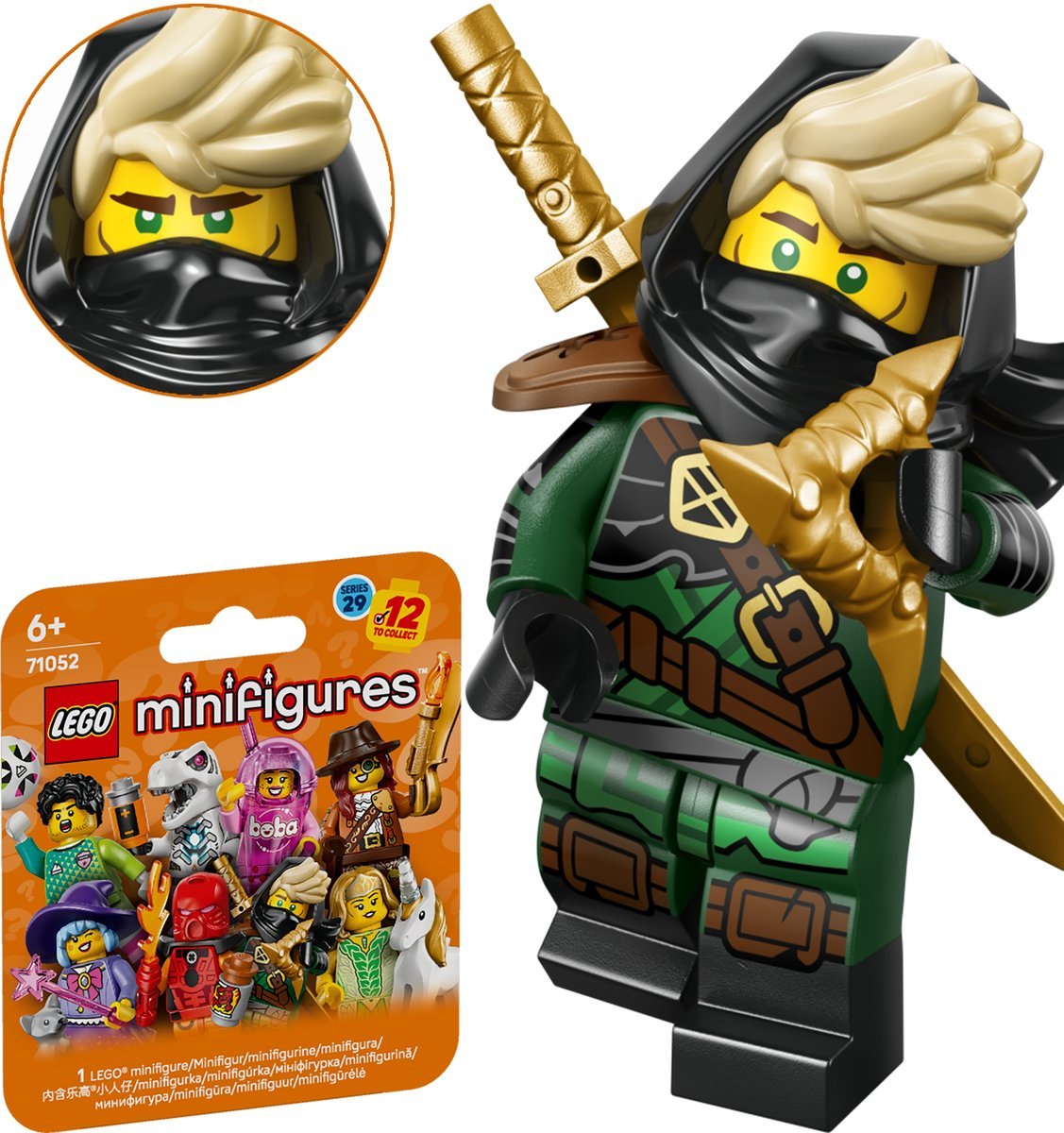 LEGO Minifigures 71052 Seria 29 TAJEMNICZY RONIN col29-11