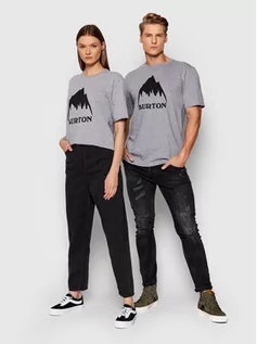 Koszulki i topy damskie - Burton T-Shirt Unisex Mountain High 20377102020 Szary Regular Fit - grafika 1