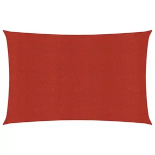 vidaXL Żagiel przeciwsłoneczny, 160 g/m, czerwony, 2,5x4,5 m, HDPE vidaXL - Parasole ogrodowe - miniaturka - grafika 1