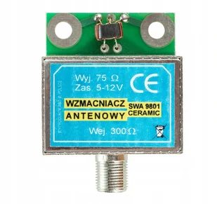 Wzmacniacz antenowy TV AC-9801 pr.polski MONTIS MT031 RTV-WZM-0000006 MT031 MT031 - Wzmacniacze antenowe - miniaturka - grafika 1