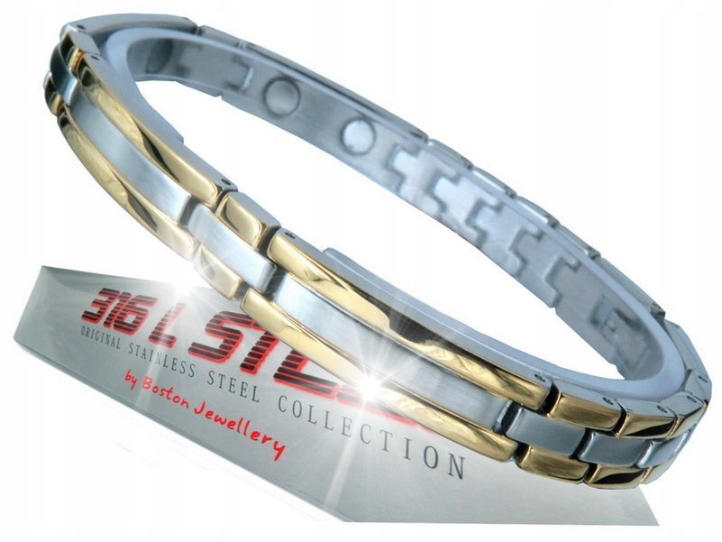 ZDROWOTNA BRANSOLETKA DAMSKA MAGNETYCZNA DUŻA MOC BOSTON JEWELLERY ORYGINAŁ