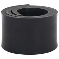 Zamiatarki - vidaXL Gumowa krawędź do pługa śnieżnego czarna 100x8x1 cm - miniaturka - grafika 1