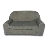 Zestawy mebli dla dzieci - SOFA SOFKA KANAPA PIANKOWA ROZKŁADANA MATERAC PUFA BEZPIECZNA PREZENT - miniaturka - grafika 1