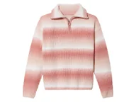 Swetry dla dziewczynek - pepperts!® Sweter dziecięcy troyer (158/164, Różowy) - miniaturka - grafika 1