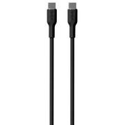 Kable USB - Kabel USB Typ-C - USB Typ-C PURO Icon Soft Cable 1.5 m Czarny - miniaturka - grafika 1