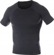 Koszulki sportowe męskie - Brubeck SS11710 Koszulka męska z krótkim rękawem ACTIVE WOOL grafitowy XL - miniaturka - grafika 1