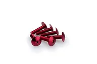 Części motocyklowe - Puig 0689r blister pękaty, 6 śrub, M6, 25 mm, czerwony - miniaturka - grafika 1