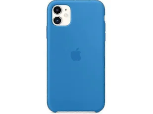 Silikonowy etui na telefon iPhone 11 Niebieski - Etui i futerały do telefonów - miniaturka - grafika 1
