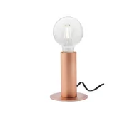 Lampy stojące - Redo 01-2131 - Lampa stołowa dotykowa RIVET 1xE27/42W/230V miedź - miniaturka - grafika 1