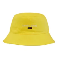 Czapki męskie - Kapelusz Tommy Jeans Sport Bucket Żółty - AW0AW11661-ZGF - miniaturka - grafika 1