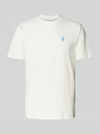 Koszulki męskie - T-shirt z nadrukiem z logo model ‘JAKE’ - miniaturka - grafika 1