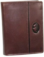 Portfele - Portfel Męski Skórzany EL FORREST Mały Pionowy Z Zapięciem Dwa Skrzydełka BRĄZOWY RFID 234 R 22 10,5 x 8,5 x 3 [cm] - miniaturka - grafika 1