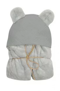 MATEX Kocyk KOALA MUSLIN z kapturkiem 95x95 cm [TB0444_02] - Koce i narzuty dla dzieci - miniaturka - grafika 1