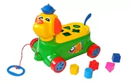 Sortery dla dzieci - Piesek z klockami - ciągacz z sorterem - miniaturka - grafika 1