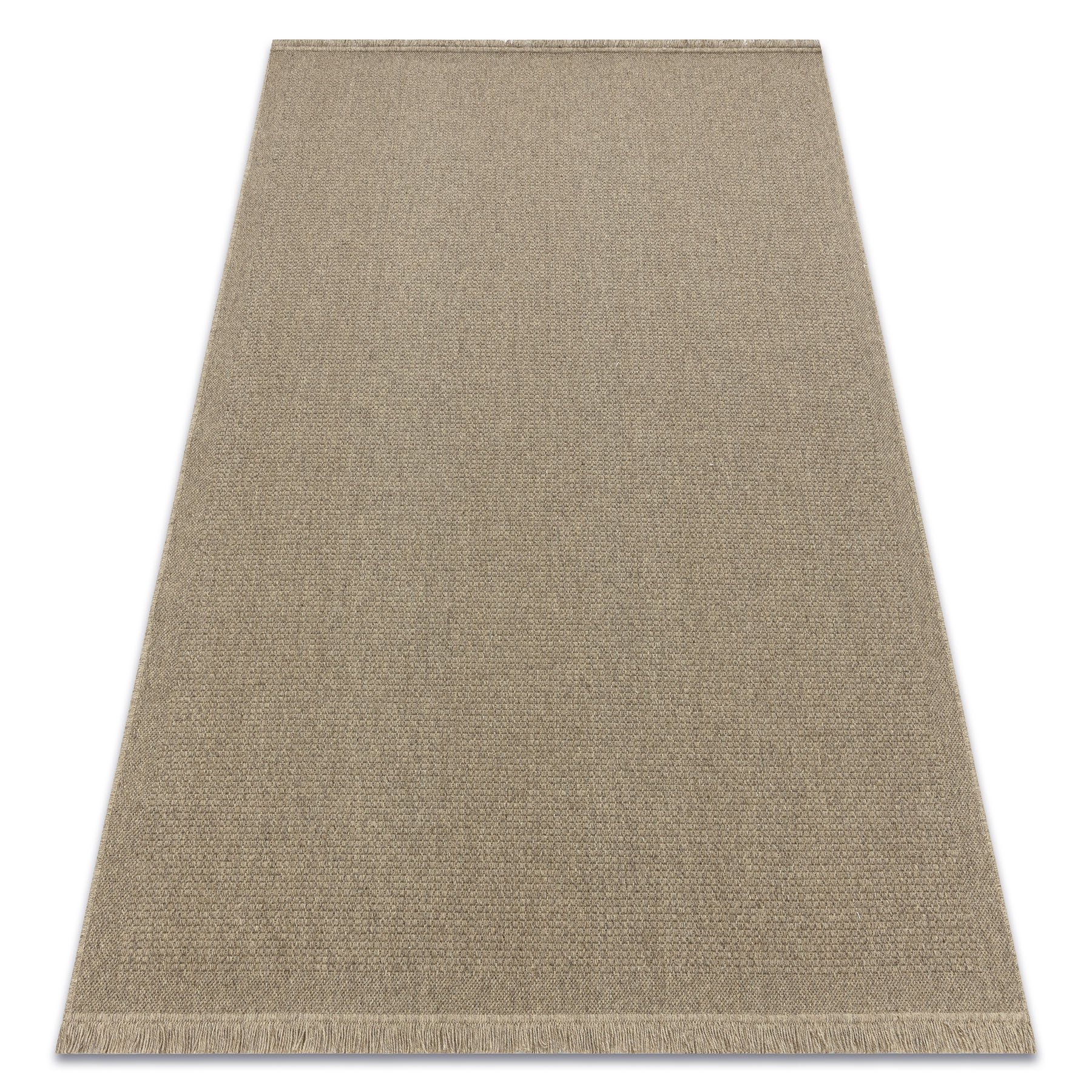 Dywan wełniany VILLA 8986/69500 Jednolity SIZAL, płaskotkany ciemny beż beżowy 160x230 cm