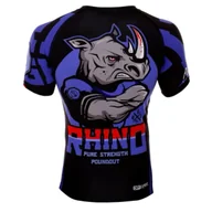 Kimona, stroje i obuwie - Poundout Rashguard Krótki Rękaw Rhino - miniaturka - grafika 1