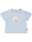 Kaftaniki dla niemowląt - Steiff Koszulka w kolorze błękitnym - miniaturka - grafika 1