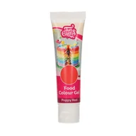 Dodatki do ciast w proszku - Barwnik spożywczy FunCakes Food Colour Gel 30g Poppy Red- CZERWONY MAK - miniaturka - grafika 1