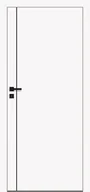 Drzwi wewnętrzne - Dre Drzwi Wewnętrzne Pełne Nova - Cell 60 Okleina Biała Mat - miniaturka - grafika 1