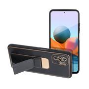 Etui i futerały do telefonów - OEM Futerał Leather Case Kickstand Do Xiaomi Redmi Note 10 / 10s Czarny - miniaturka - grafika 1