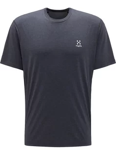 Koszulki sportowe męskie - Haglöfs Koszulka sportowa "Ridge" w kolorze czarnym - grafika 1