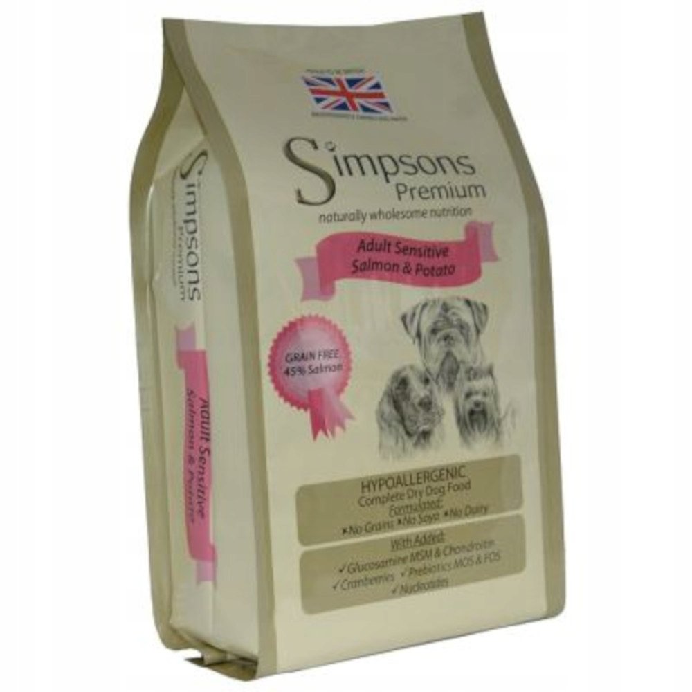 Simpsons Premium Sensitive Adult Salmon&Potato 12 kg