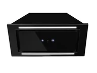 Okapy kuchenne - Nortberg Lando Glass 2STRIPS Black Gesture Control 56,4 cm - miniaturka - grafika 1