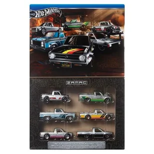 Zestaw pojazdów Hot Wheels Zamac Pickup HRX57 (6 szt.) - Samochody i pojazdy dla dzieci - miniaturka - grafika 1