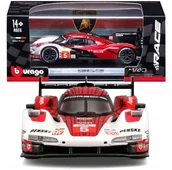 Samochody i pojazdy dla dzieci - Porsche 963 Penske Motorsport FIA WEC 24h Le Mans 1:43 BBURAGO 18-38309 - miniaturka - grafika 1