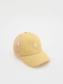 Czapki dla dzieci - Reserved - Czapka z haftem - kremowy - miniaturka - grafika 1