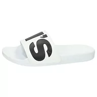 Sandały męskie - Levi's June L, płaskie sandały męskie, Biały, 47 EU - miniaturka - grafika 1