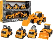Samochody i pojazdy dla dzieci - Zestaw Pięciu Pojazdów Budowlanych - miniaturka - grafika 1