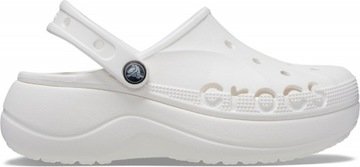 Crocs klapki damskie Baya Platform Clog 38,5 w8 White