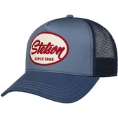 Czapki i chusty sportowe męskie - Czapka Trucker Engine by Stetson, niebieski, One Size - miniaturka - grafika 1