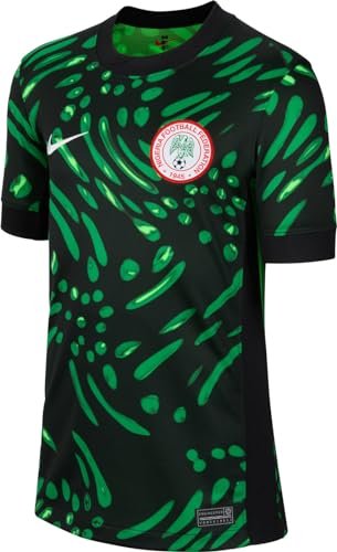 Nike Dziecięcy top Dri-fit Stadium JSY z krótkim rękawem Nigeria, uniseks