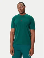 Koszulki męskie - adidas T-Shirt Essentials Small Logo JF1096 Zielony Regular Fit - miniaturka - grafika 1