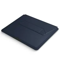 Torby na laptopy - UNIQ etui Oslo Sleeve pokrowiec na laptop do 14" granatowy/navy - miniaturka - grafika 1