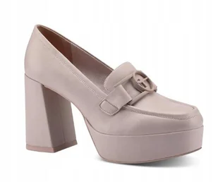 TAMARIS CZÓŁENKA NA OBCASIE WSUWANE RÓŻOWE 40 Ż6S - Czółenka - miniaturka - grafika 1