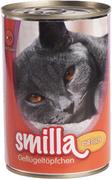 Mokra karma dla kotów - Zestaw Smilla Puszki z drobiem, 12 x 400 g - Drób z rybą - miniaturka - grafika 1