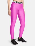 Legginsy - Legginsy Treningowe Damskie Ua Hg Authentics Leggin Under Armour 1383559-572 Różowy - miniaturka - grafika 1