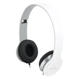 LogiLink HS0029 białe - Słuchawki - miniaturka - grafika 1