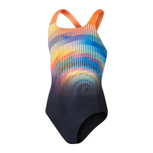 Strój kąpielowy jednoczęściowy dziewczęcy na basen Speedo Digital 164cm - Stroje kąpielowe dla dziewczynek - miniaturka - grafika 1