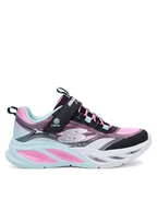 Buty dla dziewczynek - Skechers Sneakersy S-Lights: Cosmic Glow 303712L/BKMT Różowy - miniaturka - grafika 1
