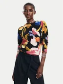 Swetry damskie - Desigual Sweter Abbotsfort 24WWJF49 Kolorowy Regular Fit - miniaturka - grafika 1