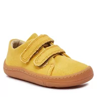 Buty dla dziewczynek - Sneakersy Froddo Barefoot Vegan G3130248-6 M Yellow 6 - miniaturka - grafika 1