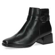 Botki damskie - Caprice Damskie 9-25340-41 sznurowane botki na obcasie, czarne, 39 EU, czarny, 39 EU - miniaturka - grafika 1